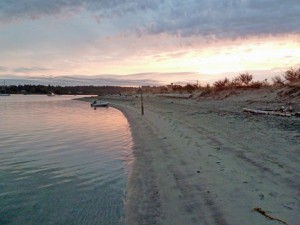 Early morning, Goose Spit, Comox Harbor